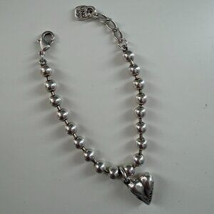 Uno de 50 beaded bracelet with heart charm